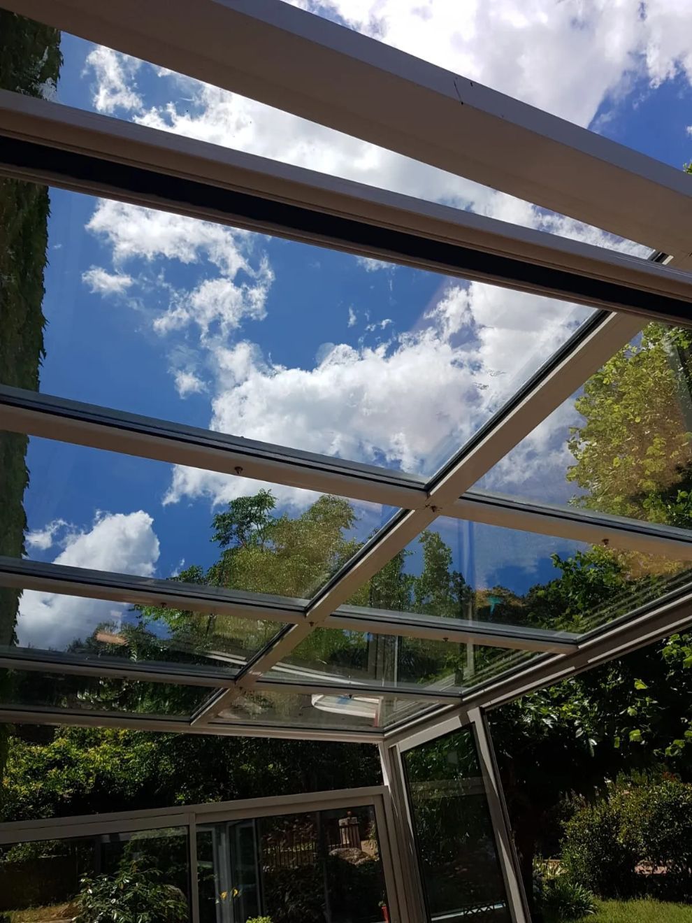 Veranda in alluminio