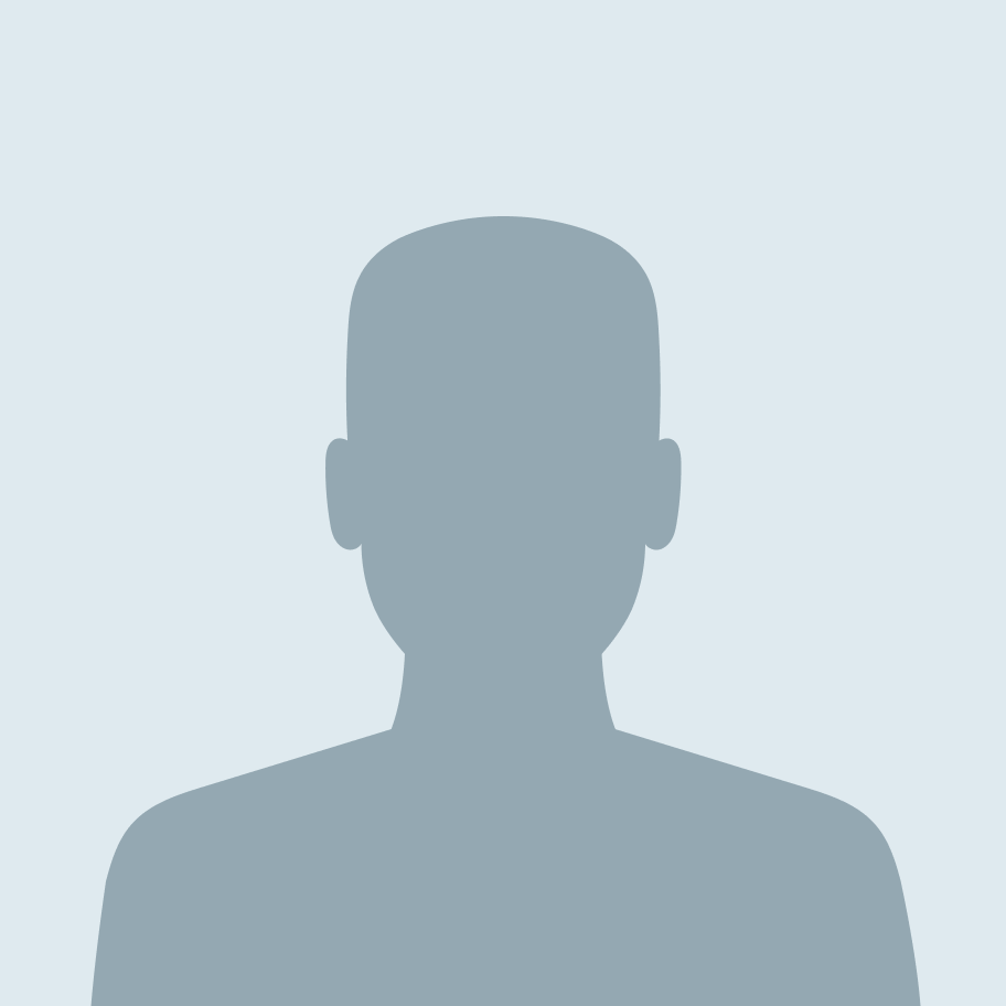 Silhouette of a person with a neutral expression, torso and head visible, against a light blue-gray background.