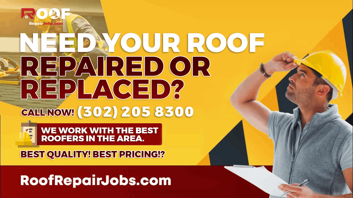 Roof Repair Job banner  estimates on jobs