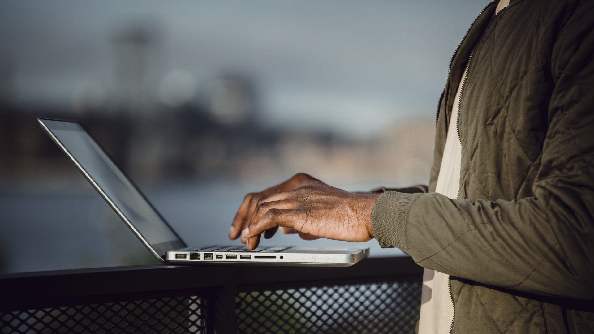 image of the person working using laptop