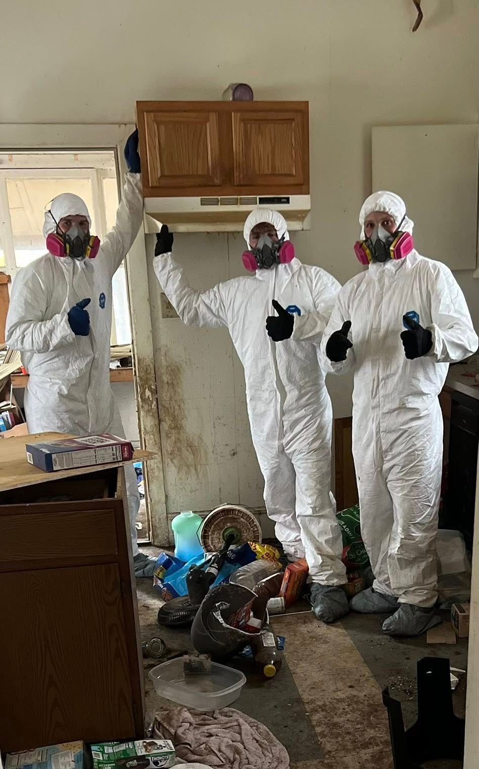 team in a hazmat suit