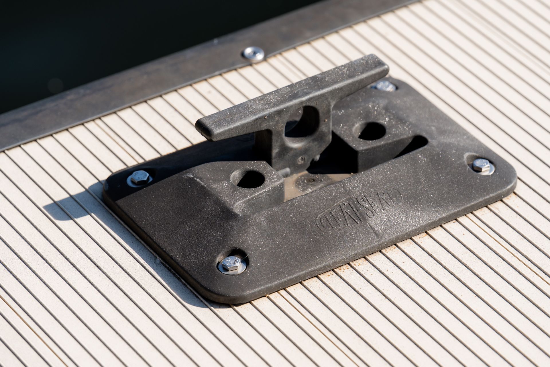 Close up Of a Dock Cleat on A Boat - Dock Solutions of Kentucky | Lexington, KY