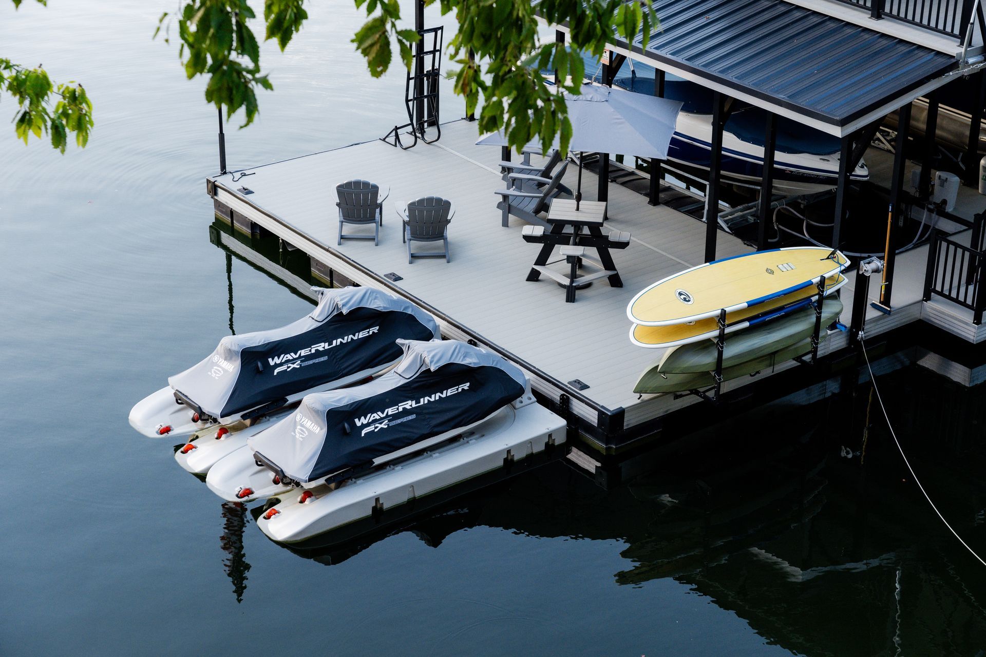 PWC Port with Skis - Dock Solutions of Kentucky | Lexington, KY