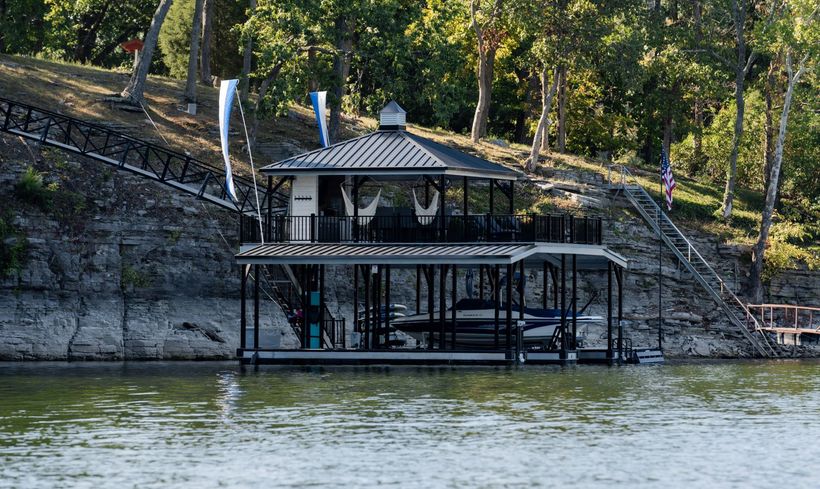 Dock on Top of Lake - Dock Solutions of Kentucky | Lexington, KY