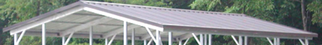 White Dock with A Roof - Dock Solutions of Kentucky | Lexington, KY
