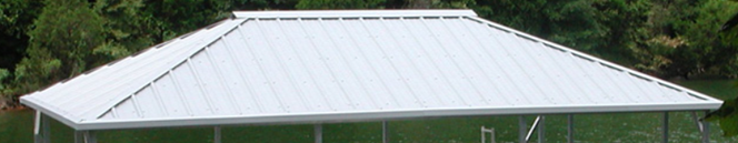 Roof Style: Hip - Dock Solutions of Kentucky | Lexington, KY