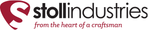 A logo for stollindustries from the heart of a craftsman