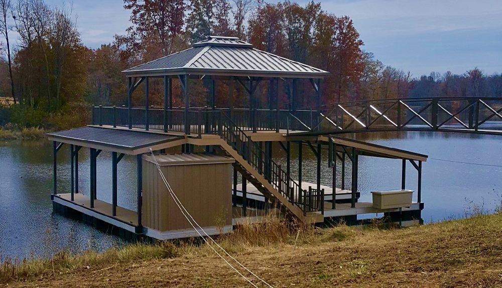 Flotation Systems Sundeck Combo Boat Dock - Dock Solutions of Kentucky | Lexington, KY