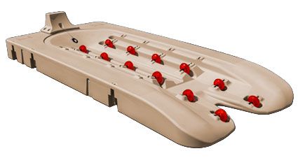 Tan PWC Dock - Dock Solutions of Kentucky | Lexington, KY