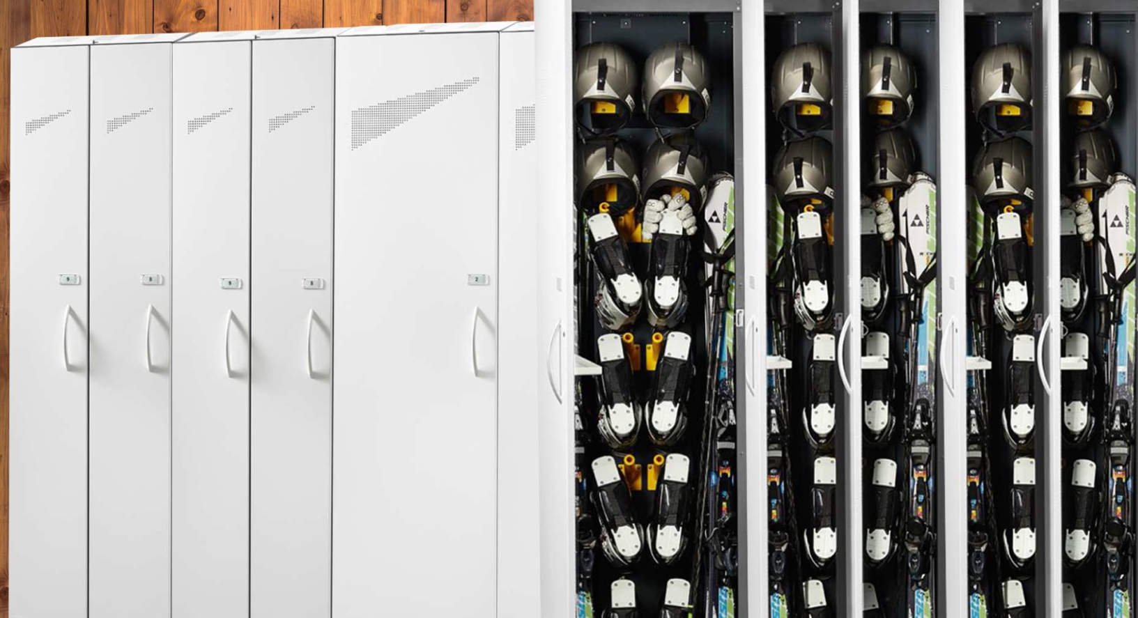 casiers à ski chauffants