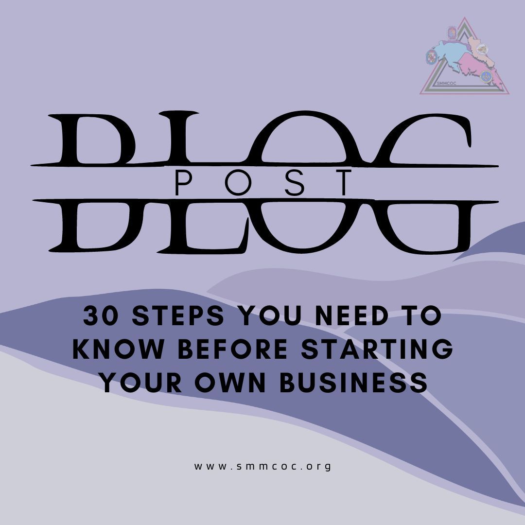 30 steps you need to know before starting your own business