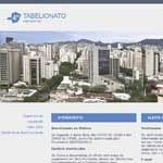 A website with a picture of a city on it.