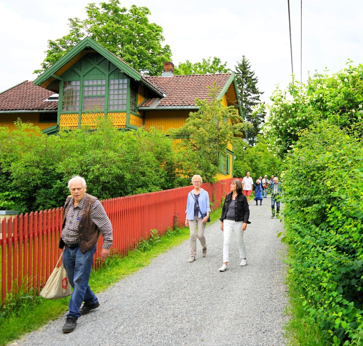 Etter nesten halvannen time med mange inntrykk var besøket til ende.