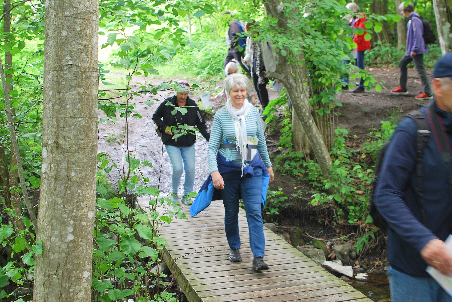 Over broa der Hukenbekken starter. Bekken er historisk siden mye av den første 