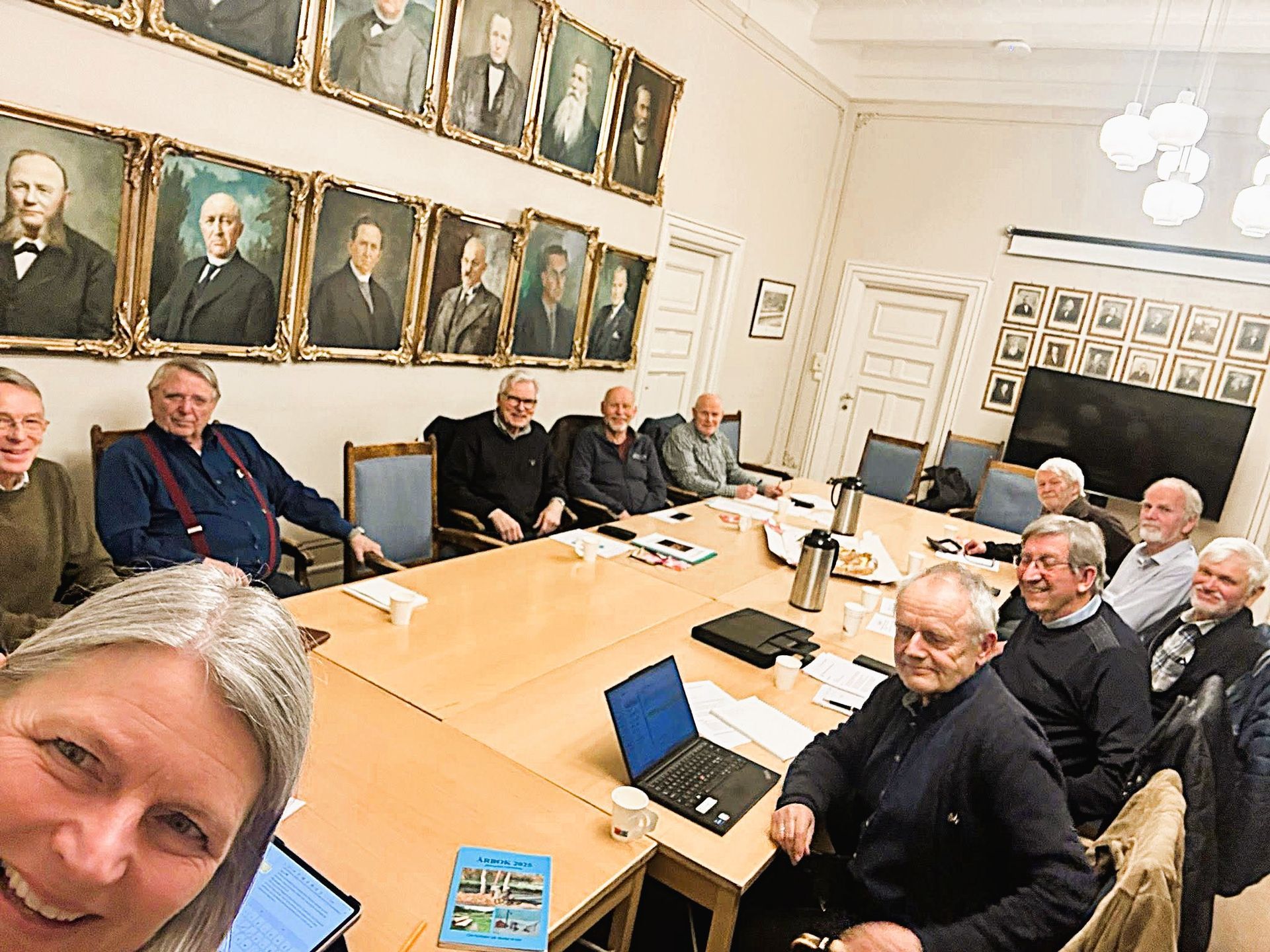 Onsdag 18. mars møtte historielagene i Asker og Bærum ordfører Lene Conradi i den historiske formann
