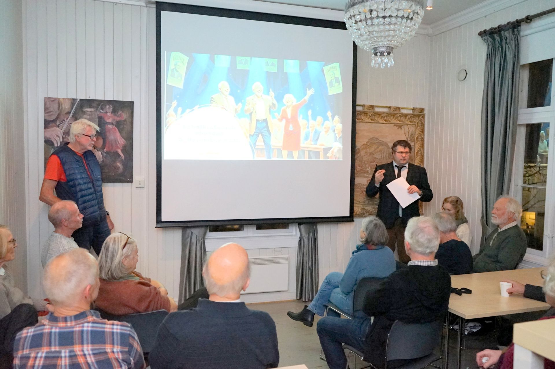 Det var hele 50 deltakere (så mange det var lov å slippe inn) som ville være med på Lokalhistorisk S