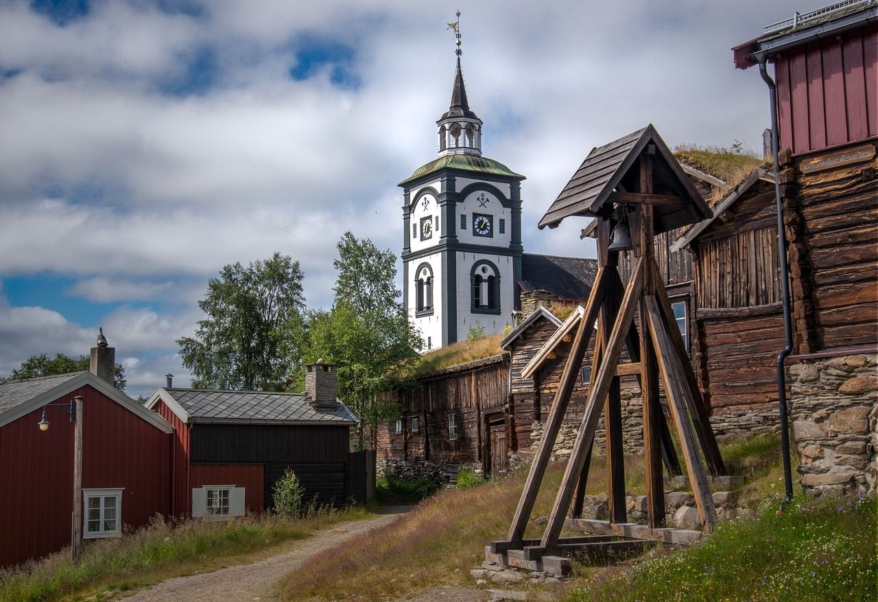 Gamle Røros sentrum (Foto: Pixabay/Einar Storsul)