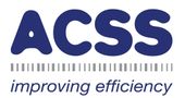 A blue and white ACSS logo for improving efficiency