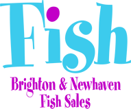 The logo for brighton and newhaven fish sales