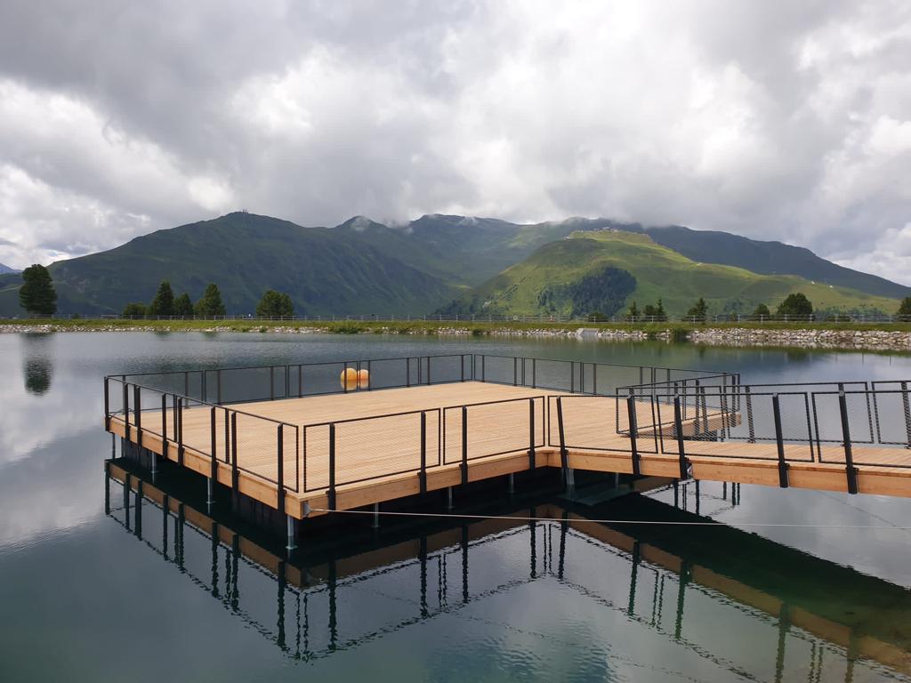 Christian Pirchl / Schlosser / Metallbau / Stahlbau / Planung / Pinzgau / Saalfelden / Salzburg / Metallbauplanung / Stahlbauplanung / 3D Schmied / Musikinsel / Mayrhofen / Schwimmplattform