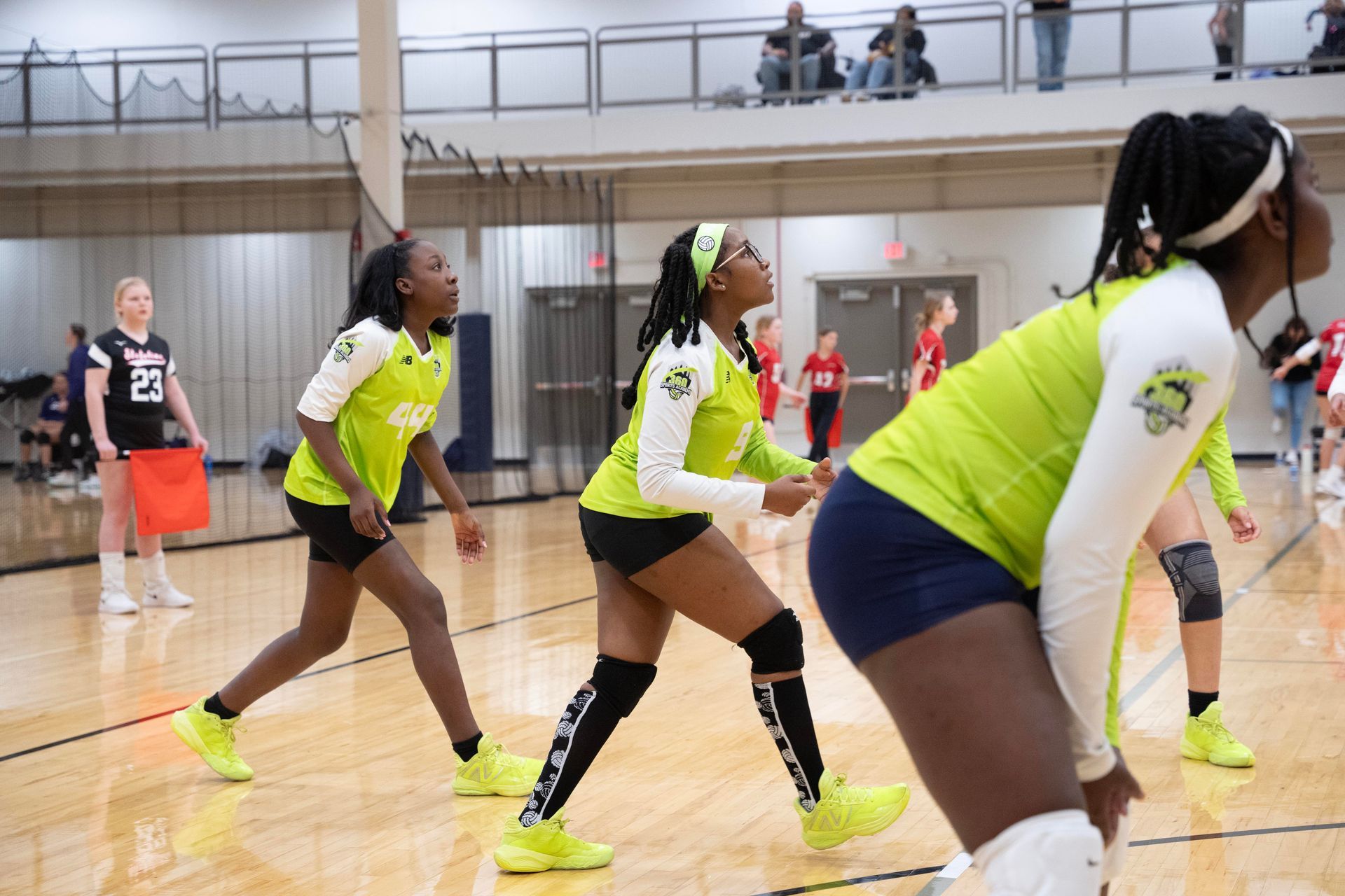 360 Sports Academy Volleyball players in game