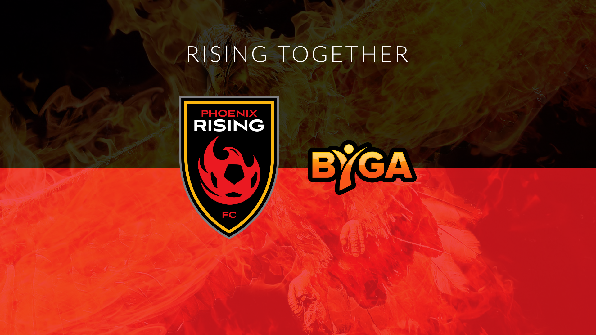 Byga and Phoenix Rising partnership announcement