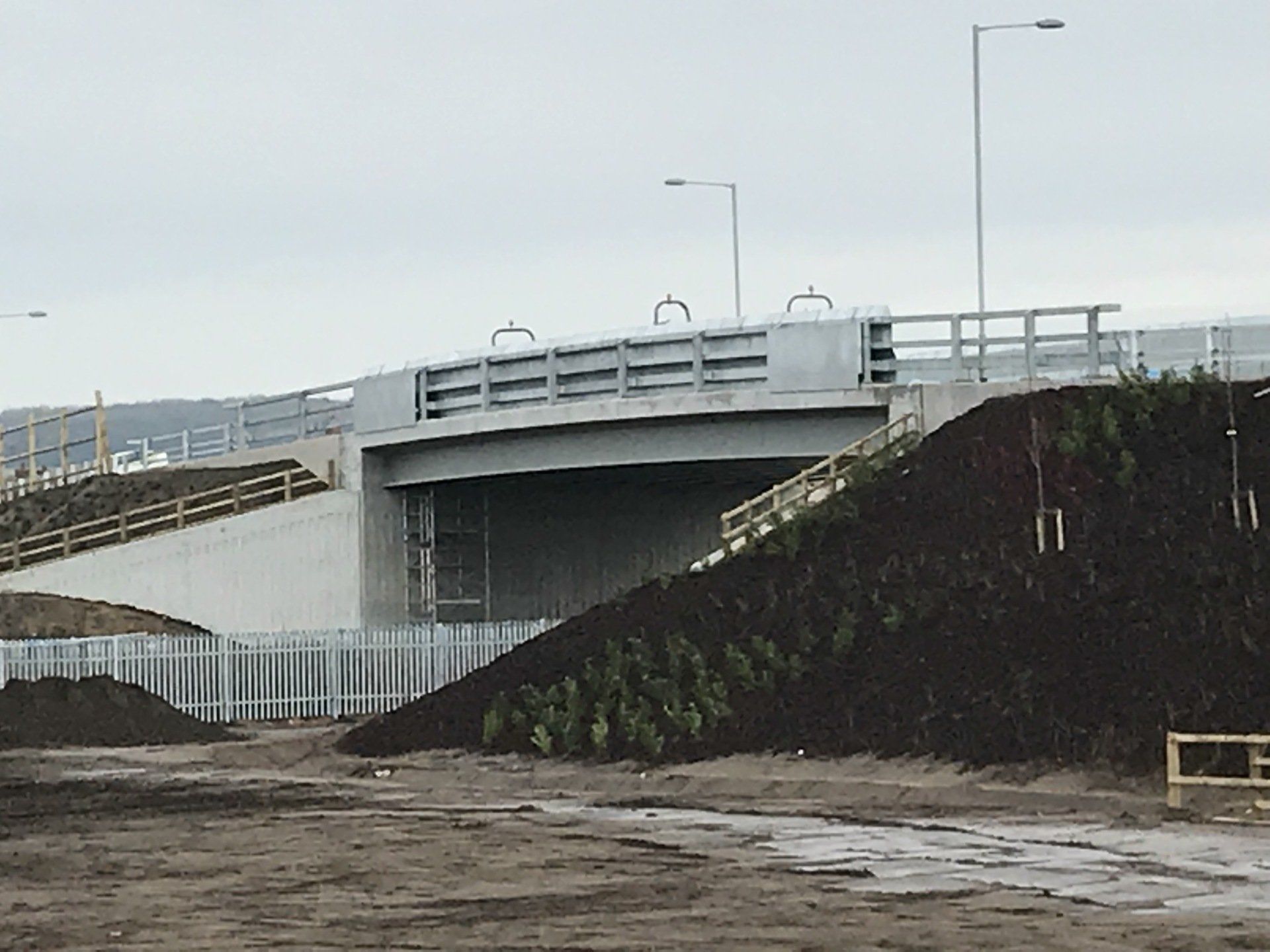 Photos of the Brough relief road built in 2019