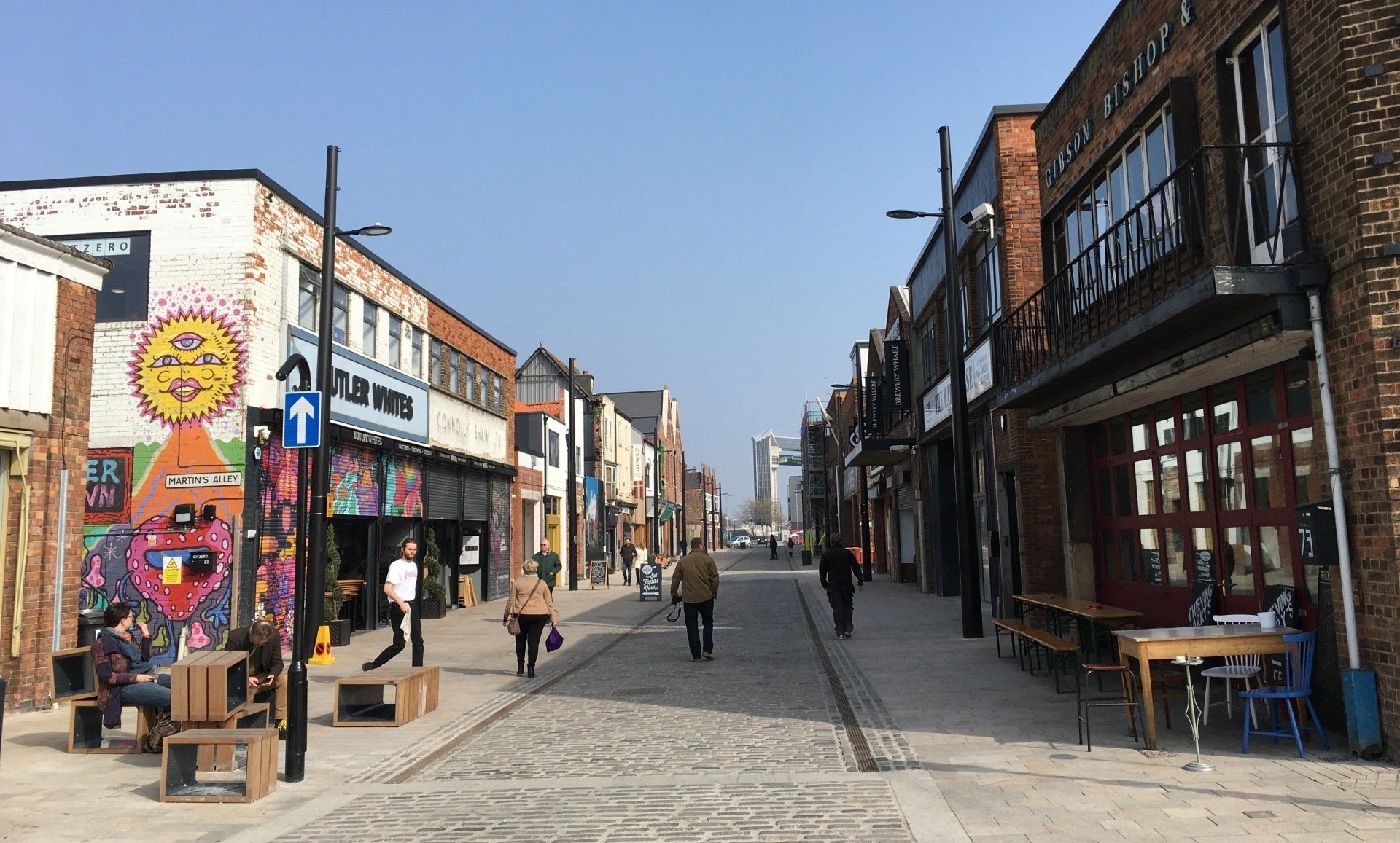 photograph of Humber Street in Hull