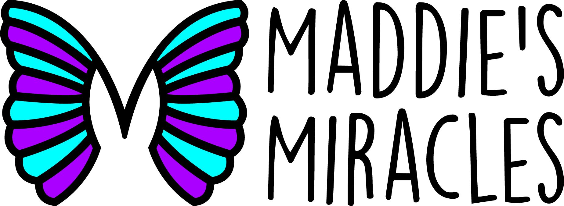 Logo with a butterfly and text 