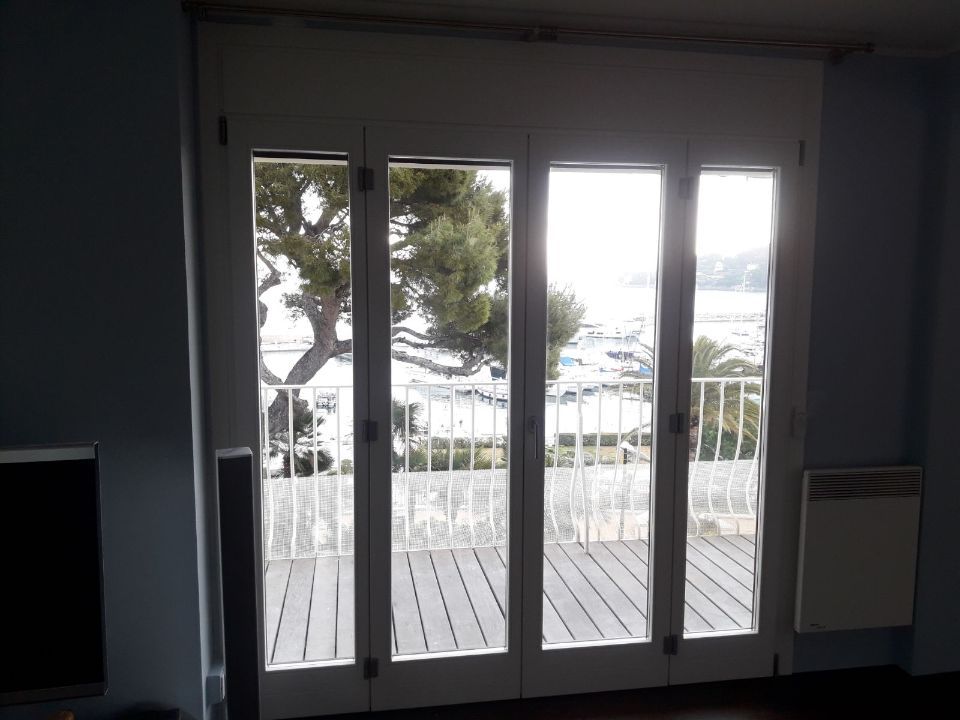 Terrazzo e porte scorrevoli