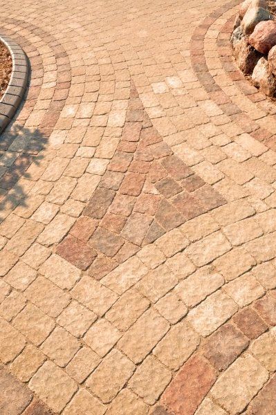 Orange Stone Walkway — Menasha, WI — Vargas Brothers LLC
