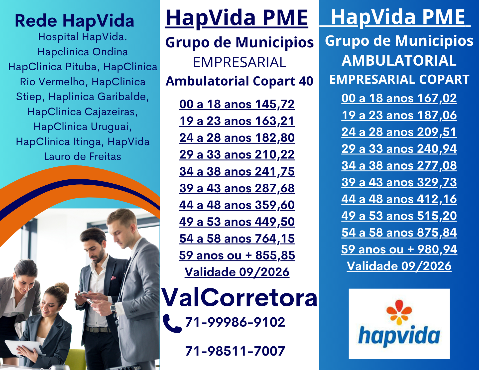 ValConsultora Corretora Vendas de Planos de Saude, Plano de Saude Empresarial, Cotação de preços de Planos de Saude, Tabela de preços de planos de saude, contratar plano de saude, central de vendas dee planos de saude