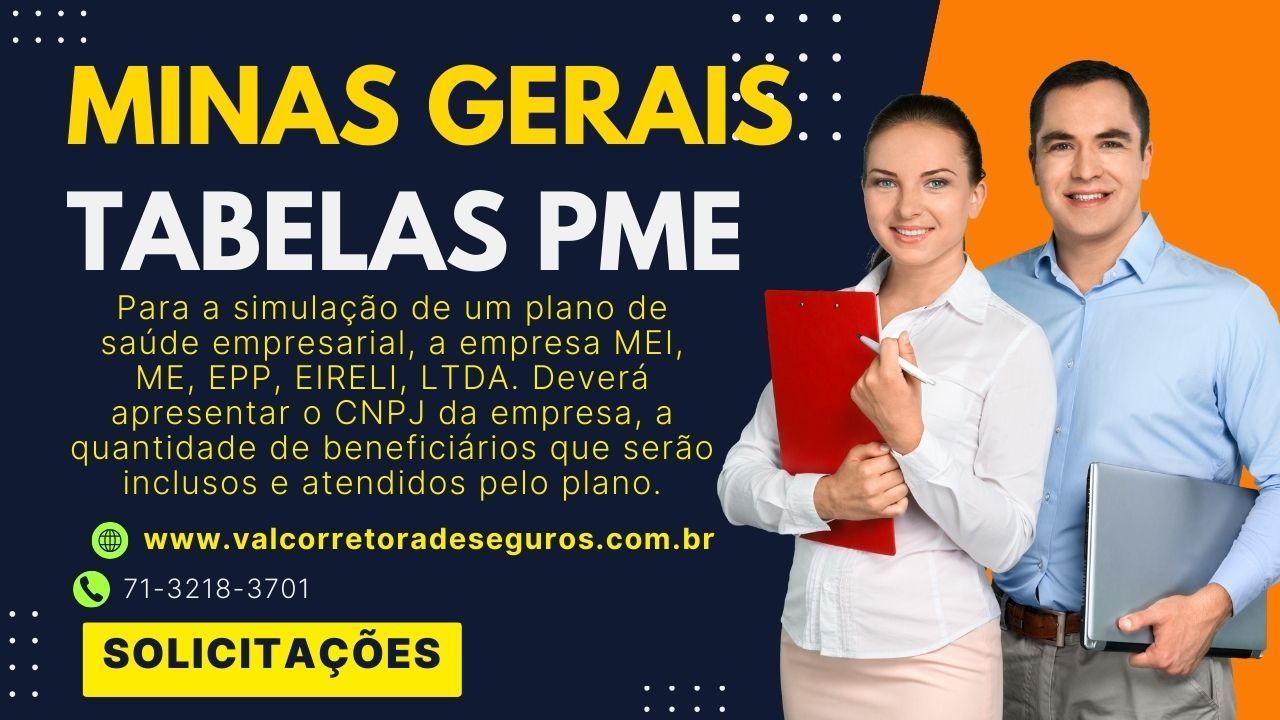 tabelas de preços planos empresariais em minas gerais