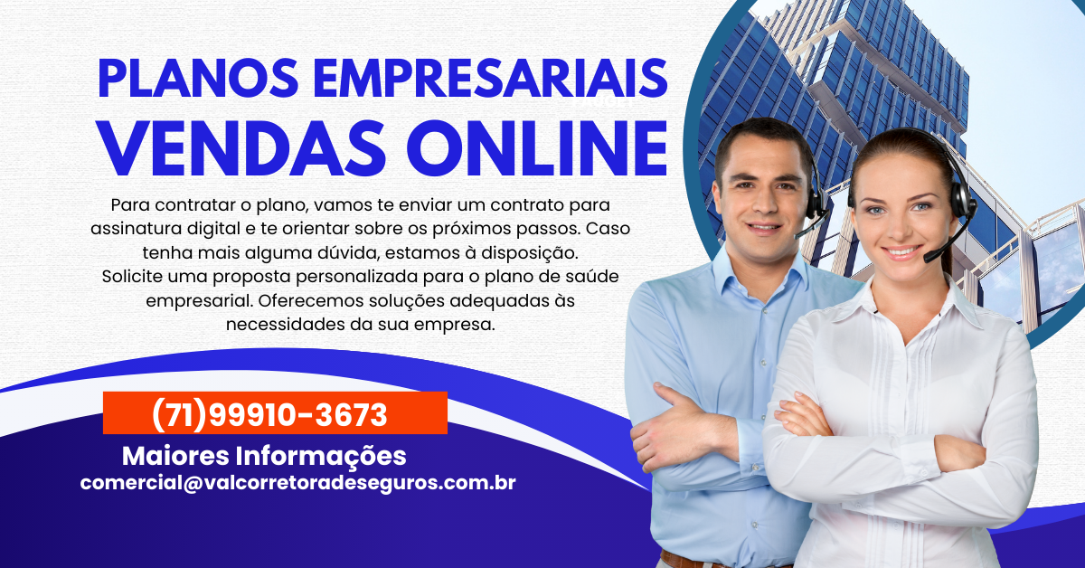 Bradesco Saude Empresarial, Select Saude empresarial, SulAmeria Saude Empresarial, Amil Empresarial, Unimed Empresarial, Hapvida Empresarial,