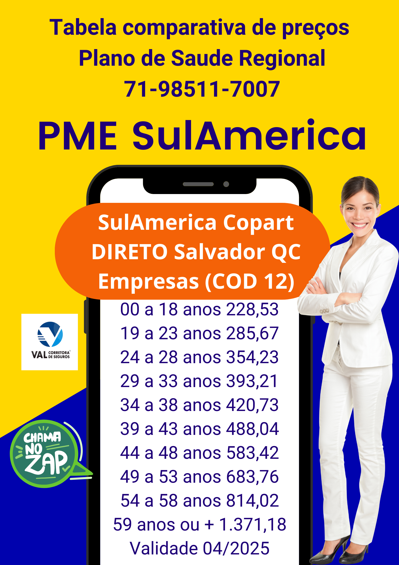 Valores planos de Saude para Empresas em Salvador