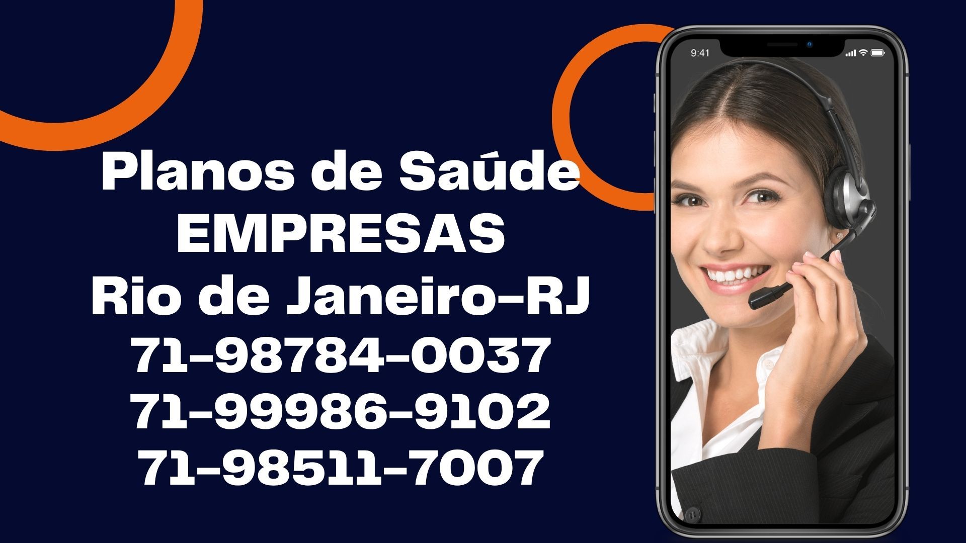 planos de saúde de empresas no Rio de Janeiro-RJ, com números de telefone.