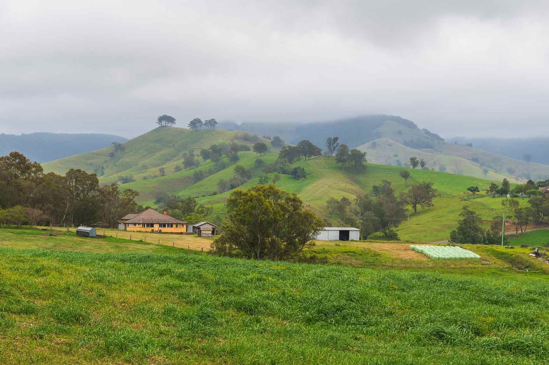 A House In The Middle Of A Field — Tim's Towing and Transport In Gresford, NSW