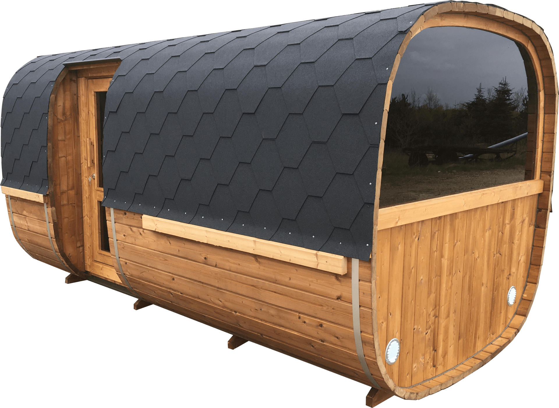 Eksklusiv udendørs sauna