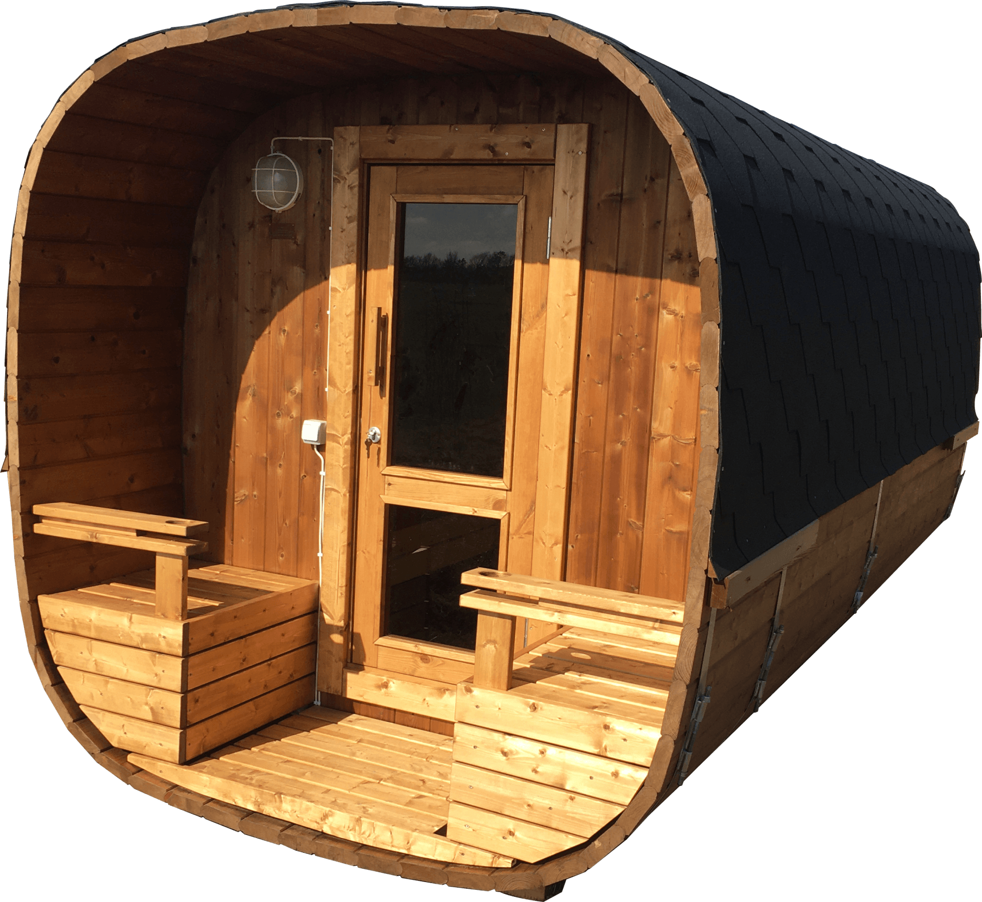 Stor udendørs sauna model BS-40
