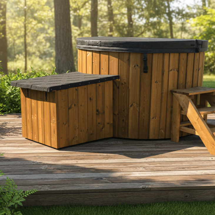 Vildmarksbad KP-1000LS-Elektrisk med Bubble System