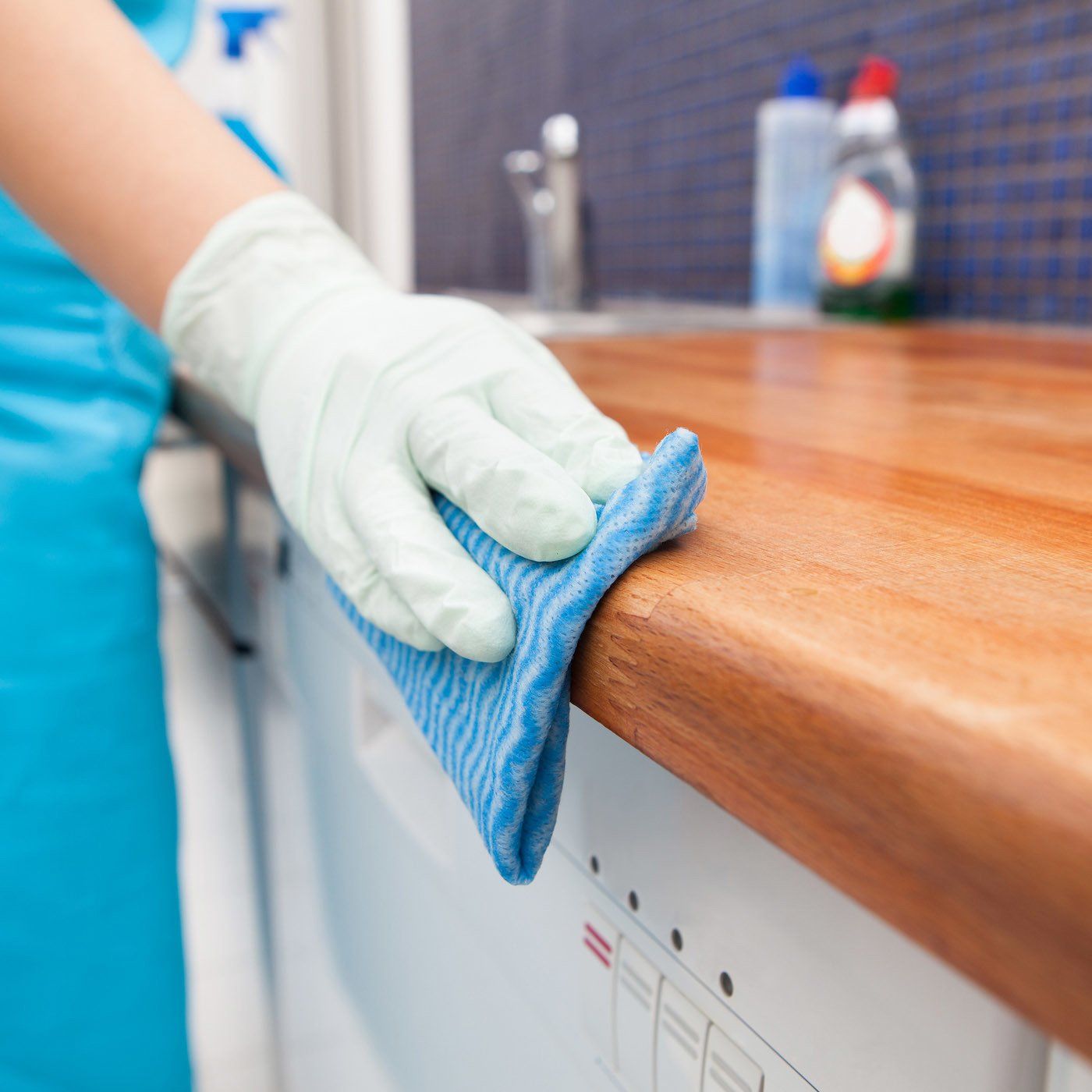 Cleaning Kitchen Table — Janitorial Cleaning Services in Ladson, SC