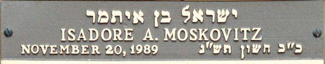 Isadore A. Moskovitz