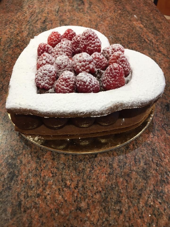 torta con frutta