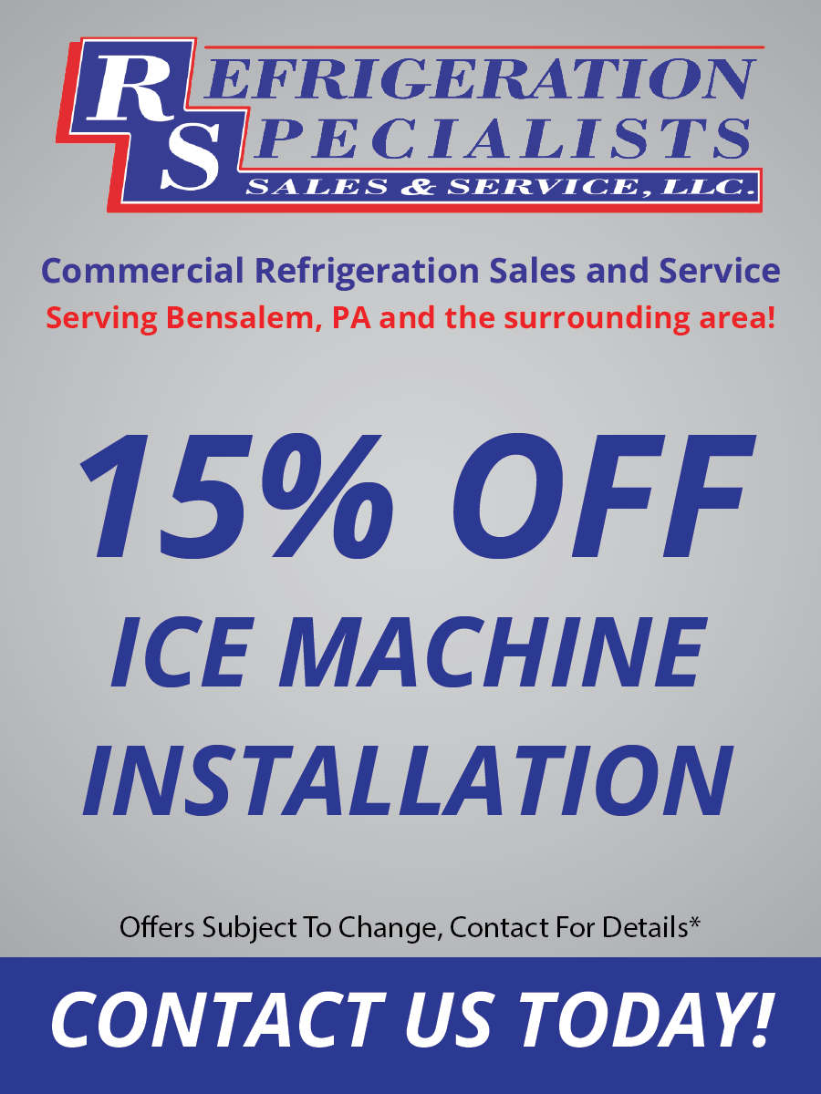 Bensalem Pennsylvania RS Sales Ice Machine Installation