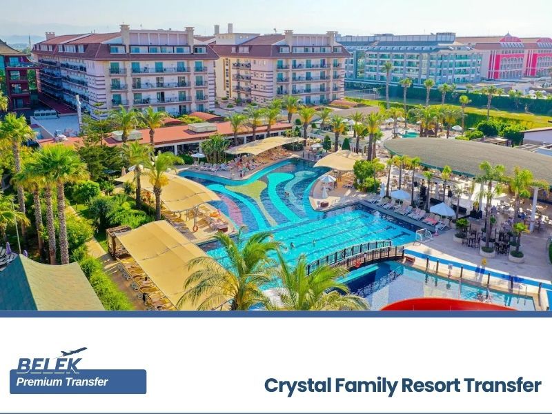 crystal family resort transfers from antalya airport