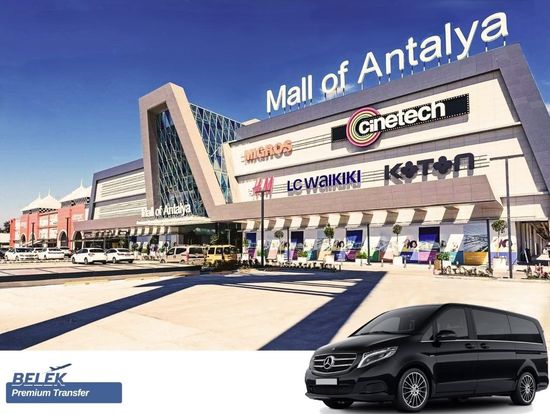 transfers from belek to mall of antalya