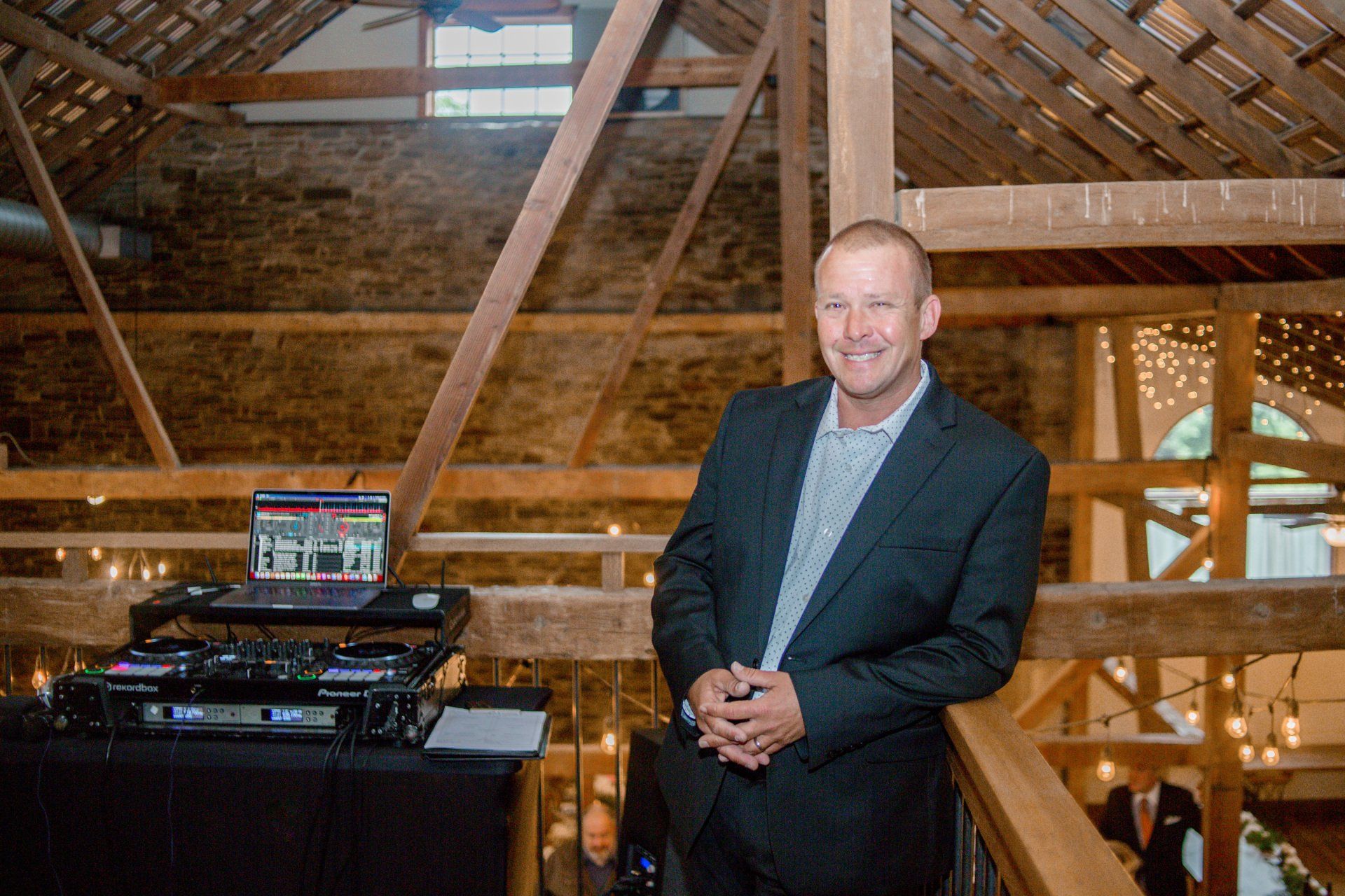 chris marx dj at a wedding