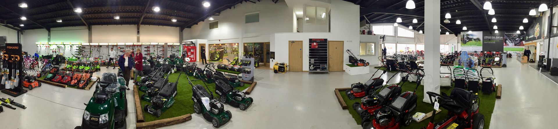 Photograph of the inside of the Cyril Johnston & Co. Retail Showroom, near Carryduff, Belfast, United Kingdom.