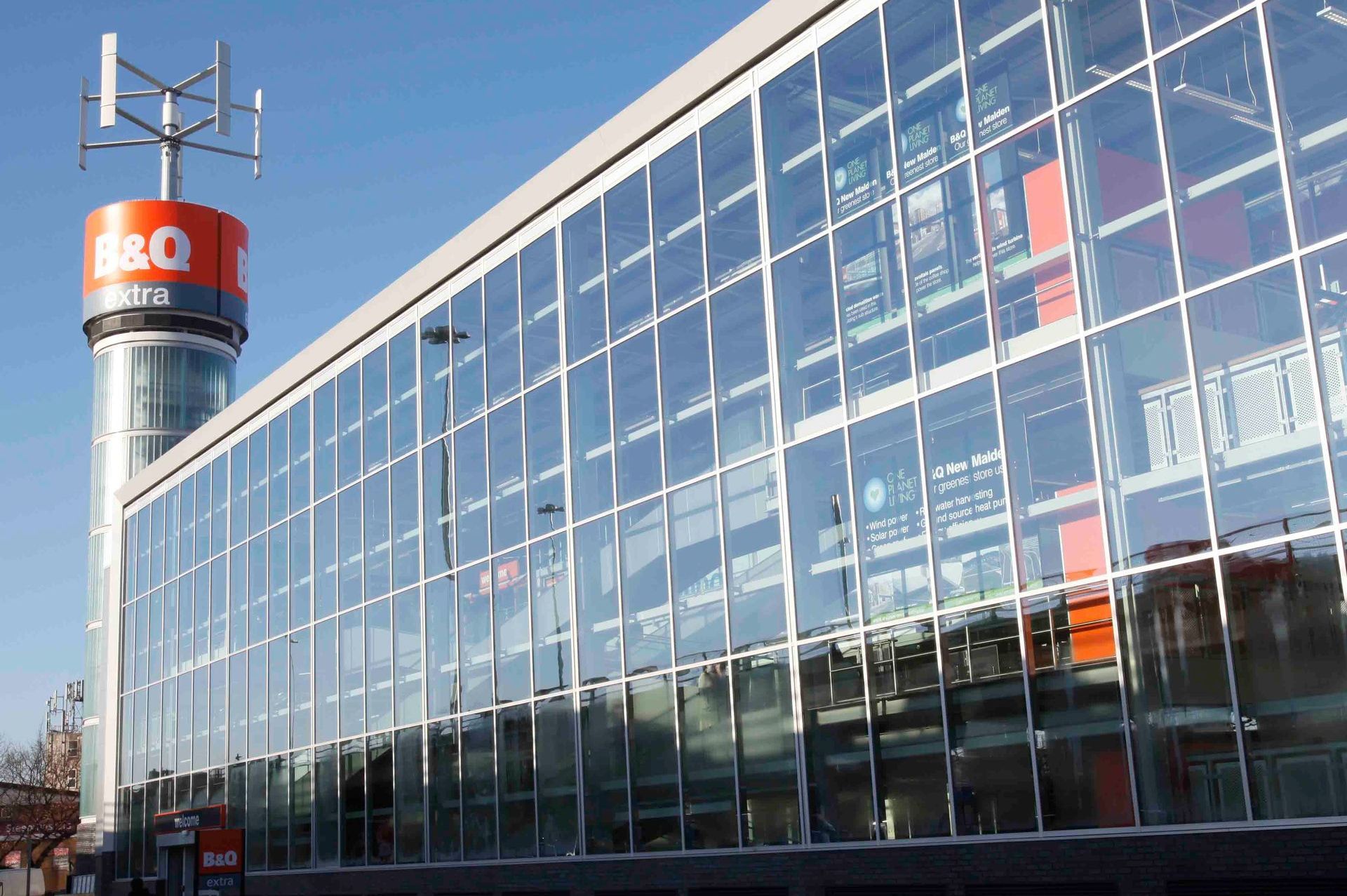 Photograph of a B&Q Extra Eco-Store in New Malden, near London, United Kingdom