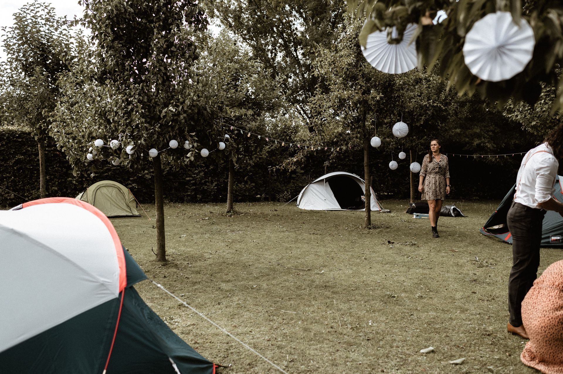 Festivalbruiloft - Camping